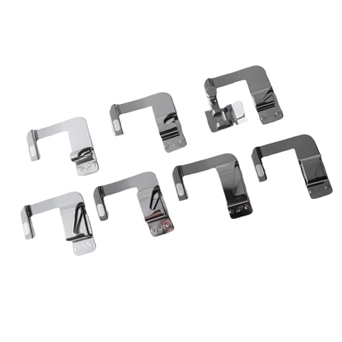 Set de pies para dobladillo enrollado para máquina de coser miniatura 6