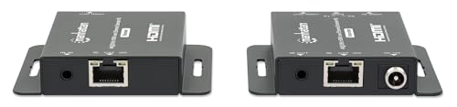 Extensor HDMI Manhattan 4K de largo alcance sobre cable de red con transmisión fluida de 40m 3