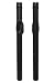 1x1 Hard Pool Cue Case Billiard Stick Carrying Pool Cue Case - 1B1S - Holds 1 Butt and 1 Shaft