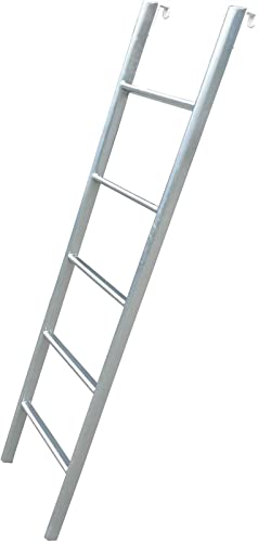 Échelle superposée réglable en argent pour lit escamotable et loft