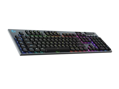 Logitech G915 X Clavier LIGHTSPEED backlit sans fil 2.4 GHz Bluetooth USB QWERTY International US commutateur : GL Clicky - vue 4