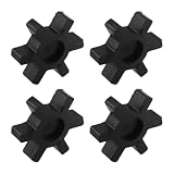 4er Pack L110 Flexibler Gummieinsatz für L-Backenkupplung, Urethan Spider Center Kompatibel mit Lovejoy und TB Woods, Vibrationsdämpfung Industrieller Motorantrieb