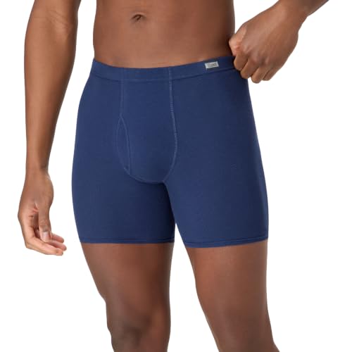 Image of Hanes Men's Underwear Boxer Briefs Pack, Moisture-wicking Underwear for Men, Breathable, Cool & Breathable Cotton