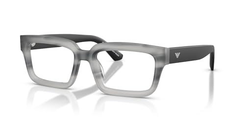 Image of Emporio Armani mens Ea3277u Universal Fit Rectangular Prescription Eyewear Frames