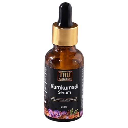 TRU HAIR & SKIN Kumkumadi & Niacinamide Face Serum- 24ml | Skin brightening oil for glowing skin