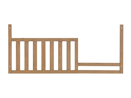 Image of Toddler Bed Safety Guard Rail for Oxford Baby, Soho, Ozlo & Avalon Baby Convertible Cribs - Solid Wood Rail for Toddler Bed Conversion - Safety Rails for Children (Honey, Option 1)
