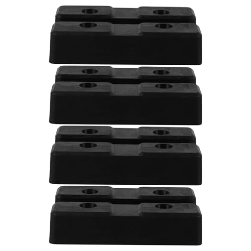 Cabilock 4Pcs Rubber Jack Pads for Car Lifting Platforms Floor Jack Stand Pads Compatible with Two-Post Lifts for Vehicle Hoists
