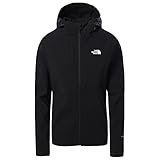 Saum mit Kordelzug THE NORTH FACE Apex Nimble T055TYJK3 Outdoor Softshelljacke Kapuzenjacke Damen Schwarz XS