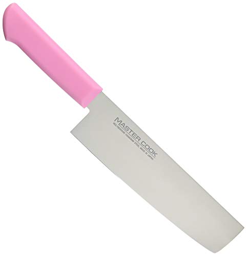 片岡製作所 マスターコック抗菌カラー庖丁 菜切 ピンク MCNK-180 刀身:モリブデンバナジウム鋼 日本 AMSE818PI