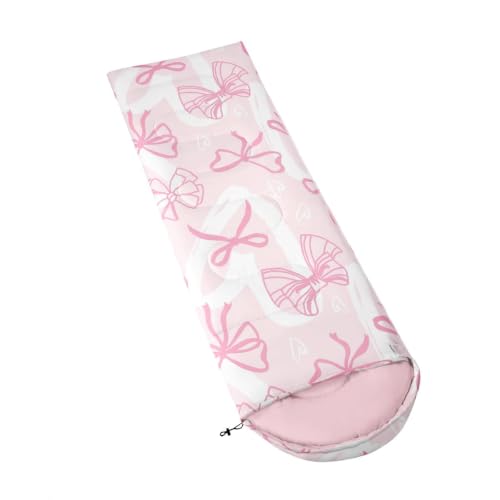 Feelyou Bow Kids Sleeping Bag Cute Bowknot Camping Sleeping Bag miniatura 3