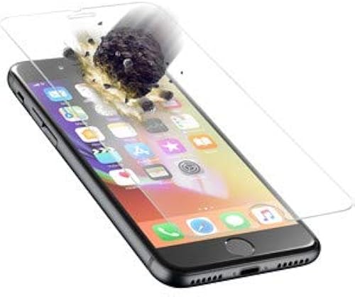 Cellular Line Tetra Force Shield Vetro Temperato per iPhone 7 8 Antiurto Antigraffio volte Sottile Trasparente Cellular Line Tetra Force Shield Vetro Temperato per iPhone 7 8 Antiurto Antigraffio volte Sottile Trasparente