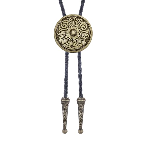 Image of Jeilwiy Bolo Tie for Men, Western Bolero Tie Cowboy Ties Native American Cowgirl Bolo Tie Accessories for Men Women
