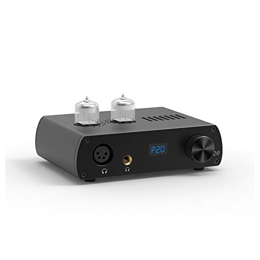 LOXJIE P20 Full Balance Amplificatori per cuffie Stereo Audio Amp (Nero)