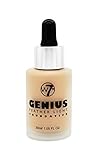 W7 | Foundation | Genius Foundation - Fresh Beige | Light to Medium Coverage, Lightweight and Long Lasting