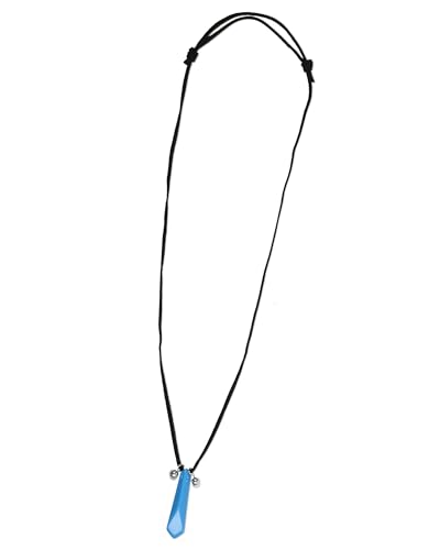 Bioworld Naruto Shippuden First Hokage Tsunade Blue Crystal Charm Necklace for Women Men2