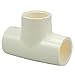 NIBCO 4711 Series CPVC CTS (Copper Tube Size) Pipe Fitting, Tee, 1/2" Slip