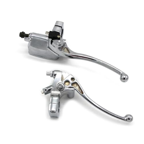Palanca de freno y embrague de 25MM color gris para modelos VT250 NV400 y VT750