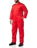 Portwest S999 Euro Workwear Polycotton Coverall Red, X-Large