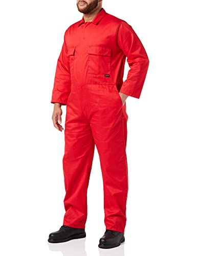Portwest S999 Euro Workwear Polycotton Coverall Red, X-Large #TOP17