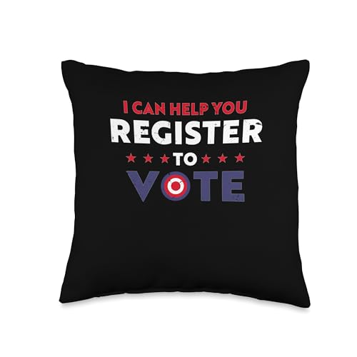 Midterm Election/Vote Registration Throw Pillow