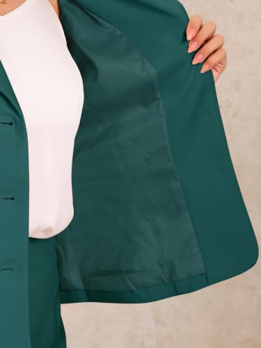 Image of Allegra K Women 2 Piece Skirt Set Suit Business Blazer and Pencil Skirt Office Work Interview Church Outfits
