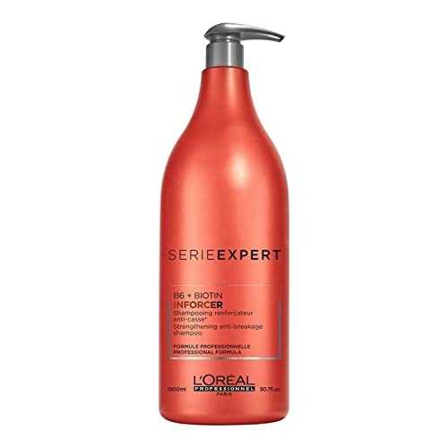 L'Oreal Paris Serie Expert B6 Plus Biotin Inforcer Unisex Shampoo, 50.7 Fl Oz