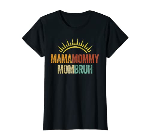 Damen Mama Mommy Mom Bruh Shirt Retro Muttertag Mama Mutti Mutter T-Shirt