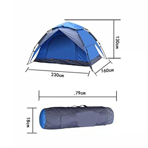 Carpa grande automática pop up para camping familiar miniatura 3