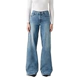 Levi'S Pantalones Vaqueros para Mujer 728 HR Wide Leg, Color Sweet Success, Talla 29 34, Sweet Success, 29W / 34L
