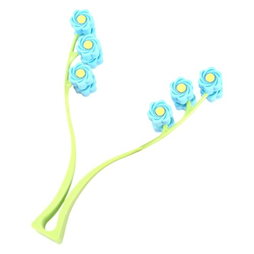 Acunny Herramienta de masaje facial, rodillo de masaje facial,Masajeador facial en de Y | Rodillo de flores 3D, equipo de relajación manual para mujeres y niñas