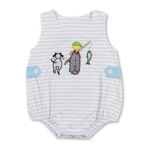 Image of Yawoo Haan Baby Boy Summer Rompers