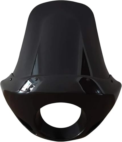 Kit carénage moto pare-brise 17 pouces avec colliers 35-49 mm et cache-phare 5.75