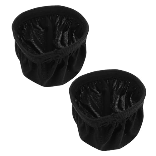 Mipcase Copriauricolari Lavabili in Cotone Elasticizzato 2 Pezzi, Protezione Per Padiglioni Auricolari Riutilizzabile, Accessori Per Cuffie Over-ear Per Uso Quotidiano e Protezione Antipolvere