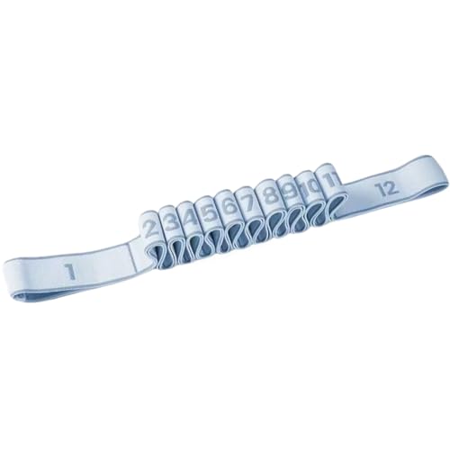 DAWCBVJQ Bandas Élastiques Fitness | Équipement d'exercice Numéroté - Bandres Élastiques d'exercice | pour Adultes Débutants et Sportifs Maison Voyage Salle de Sport