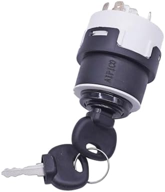 701/80184 50988 New Ignition Switch with 2 Keys for JCB 3CX 4CX New Holland LV60, B110B LB75.B LB115 B100BLR NH Case 85804674