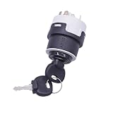 701/80184 50988 New Ignition Switch with 2 Keys for JCB 3CX 4CX New Holland LV60, B110B LB75.B LB115 B100BLR NH Case 85804674