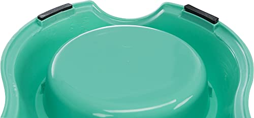 Trixie 24985 Doppelnapf, Kunststoff, 2 × 0,2 l/ø 11 cm/26 × 4 × 14 cm