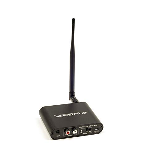 VocoPro - Transmisor inalámbrico profesional de tres canales con entrada de micrófono (SilentSymphony-Talk-Transmitter) miniatura 2
