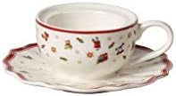 Villeroy und Boch - Christmas Toy's świecznik z ochroną przed wiatrem "choinka", dekoracyjna figurka z twardej porcelany, nadaje się do podgrzewaczy, woskowy, kolorowy, 9 x 9 x 16 cm