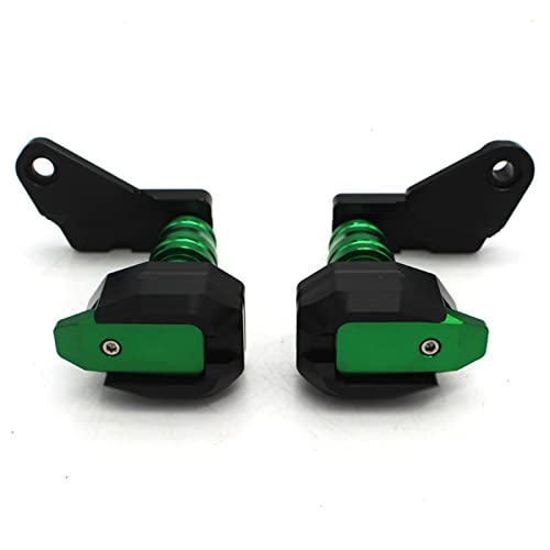 Protection antichute GSXR1000 curseur de cadre vert haut de gamme