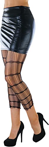 Image of ToBeInStyle Women's Slashed Ripped Shredded Distressed Hosiery Tights Leggings Music Festival