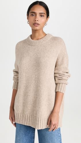 Women's Alpaca Cocoon Crewneck Sweater2