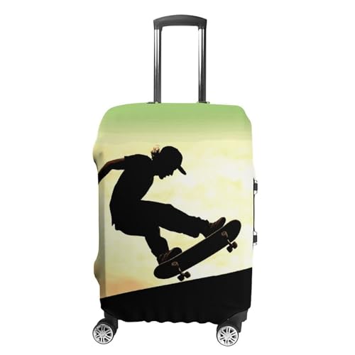 Skateboard Suitcase Covers Luggage Protector - Travel Elastic Baggage Case Protective, Washable Anti-scratch Large Suit Case Cover for Suitcases Fits 19-32 Inch Luggages XL