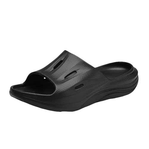 Home Slippers Mens Concise Slippers Fashion Waterproof Shoe Summer Male Anti-Slip Slides Outdoor Light Soft Beach Sandals