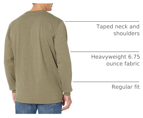 Image of Dickies Men's Big and Tall Long Sleeve Heavyweight Crew Neck