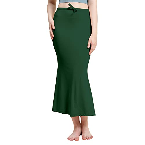 Image of Amazon Brand - Anarva Women Cotton Blended Saree Shapewear Regular Petticoat Skirt For Saree
