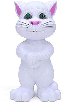 Touching Talking Tom Cat with Wonderful Voice Recording, Musical Toys, Talk Back First hot Toy for Kids (Talking Tom)