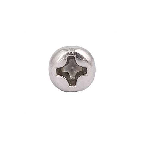 Tornillos autorroscantes M3x12mm acero inoxidable 100 pcs miniatura 3