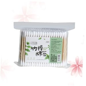 VALICLUD 200 Stück Bambus Wattestäbchen