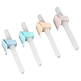 Generic Paies de Consommation de bébé, Flexibles 4pcs Auto-alimentation BPA Ustensiles pour les Tout-petits Universels pour les Enfants Buvant pour la Plupart des Bols pour Bébés